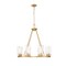 Z-Lite Titus 8 Light Chandelier, 33in. W x 26.5in. H, Modern Gold 826-8MGLD - alternate 1